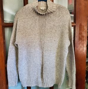 Dakini Mock Turtleneck Sweater Beige Size M